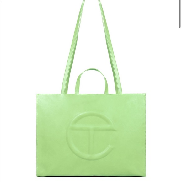 Large Double Mint Shopping Bag - Picture 4 of 6